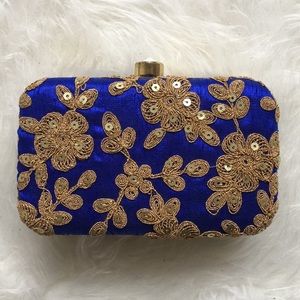 Indian inspired box clutch
